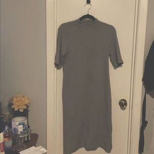 Gray winter dress